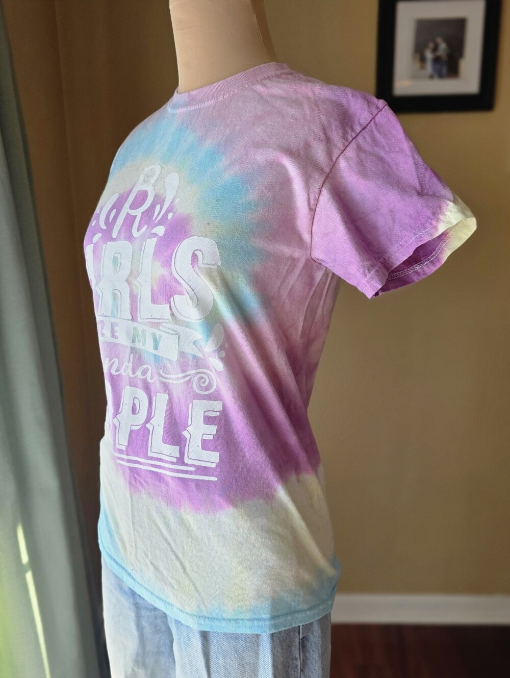 Black River Farm & Ranch Official "BR Girls" Pastel Tie-Dye Tee Size Small - Picture 6 of 6